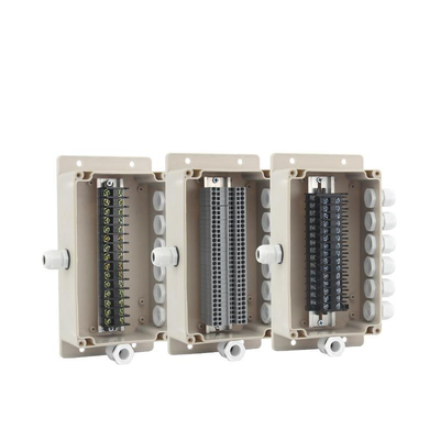 Surface Mount Plastic Junction Box Project Case Waterproof UK2.5B Terminal Blocks 200*120*75mm