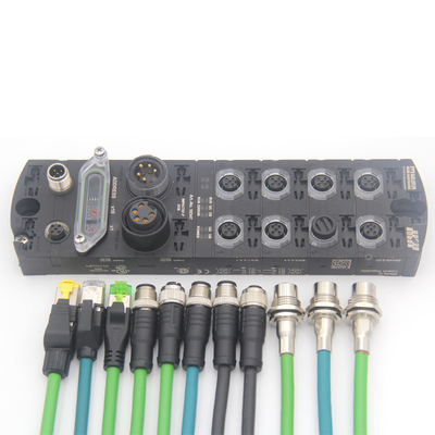 Flexible Drag Chain Cable M12 to RJ45 Plug Connector Ethernet Network Cable Cat6 Wiring Harness Turnkey