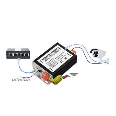 2 in 1 Monitoring Network Power Supply Surge Arrester Signal Surge Protector Lightning Protection