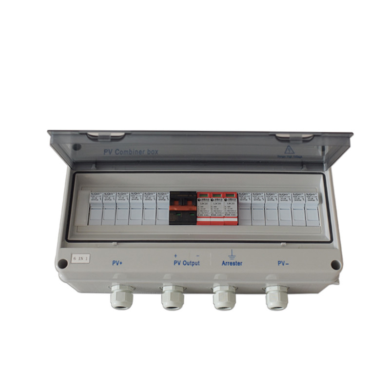 HT 18 Way IP65 Waterproof Outdoor Electrical Enclosure Plastic Distribution Solar PV Combiner Box