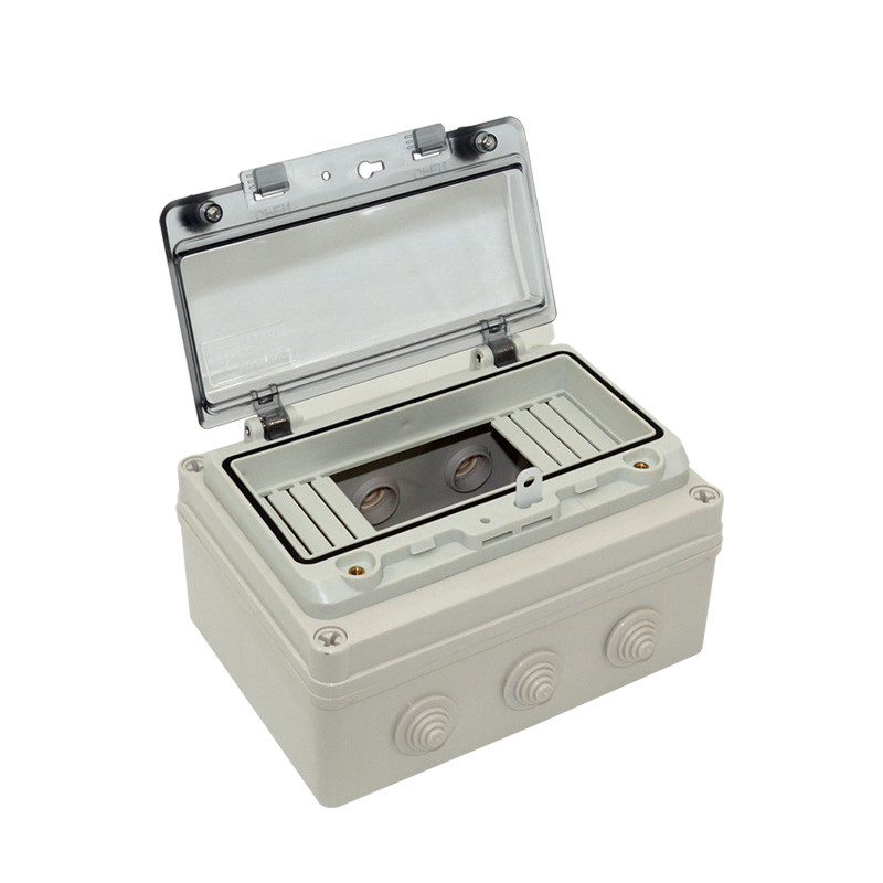 Wall Mounted Electric Enclosure Plastic Switch Circuitbreaker Box IP67 Waterproof Outdoor 6 8 Way