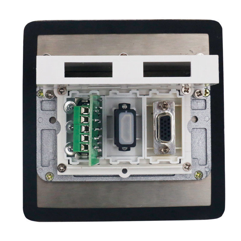 Open Type Floor Sockets Multimedia Modulars Combination Stainless Steel Ground Outlet Box Waterproof