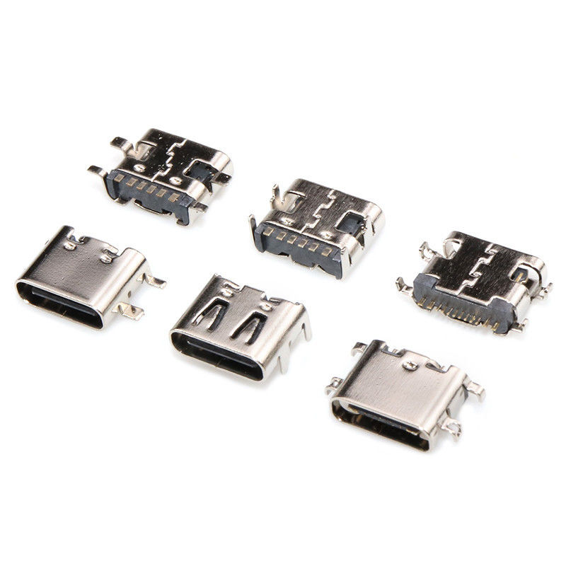 USB 3.1 Type C Female Socket 6P 9P 14P 16P 24P Charging Port Jack Connector