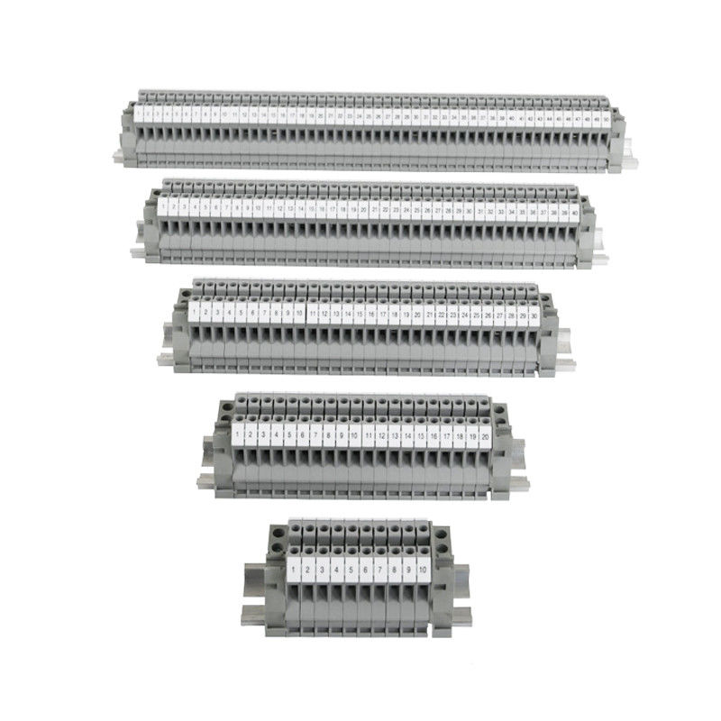 UK2.5B Screw Terminal Blocks Kit UK2.5N Modular DIN Rail Mounted Strips 32A 690V