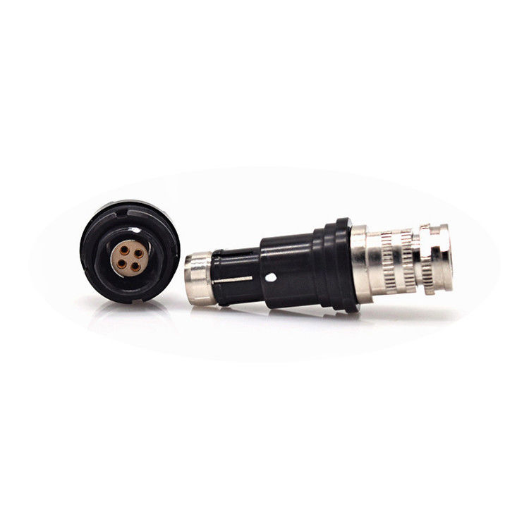 102F Body Styles Series Short Type Metal Push Pull Circular Cable Mount Plug Connector
