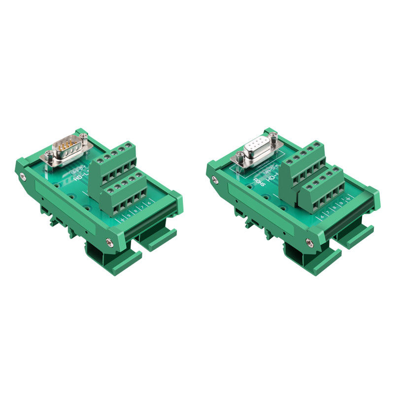 DB9 D Sub 9 Pin Single End Male Female Connectors Terminal Block  Breakout Board