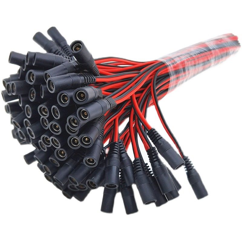 5.5mm x 2.1mm 10 inch (30cm) DC Power Pigtail Extension Cable Female