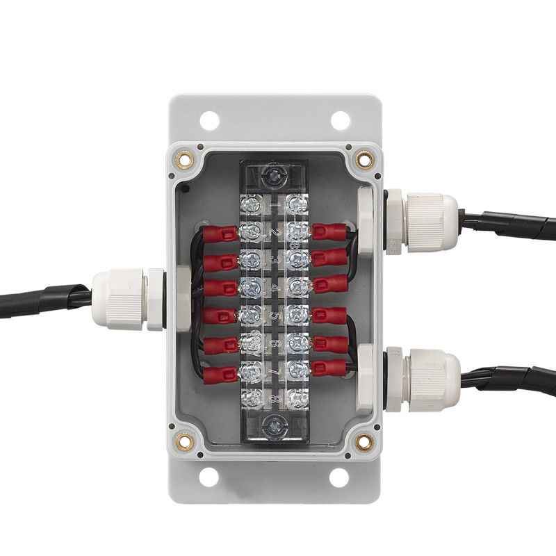 IP65 Waterproof Cable Distribution Junction Box 100*68*50mm with Terminal Blocks 3 Ways Wall Mounting