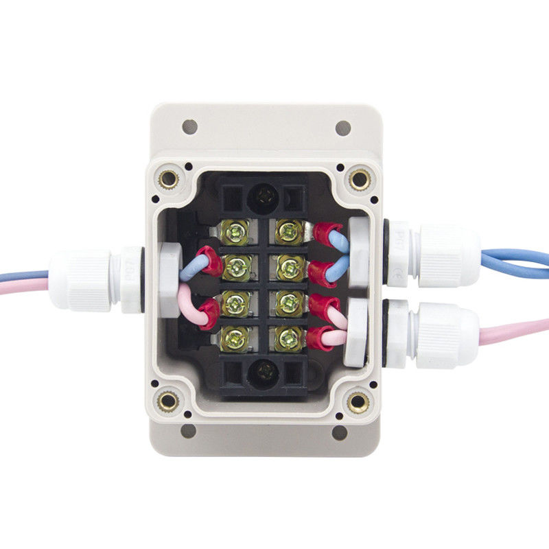 Electrical Enclosure Lighting Cable Junction Box 63*58*45mm with Connectors Wall Mount Waterproof