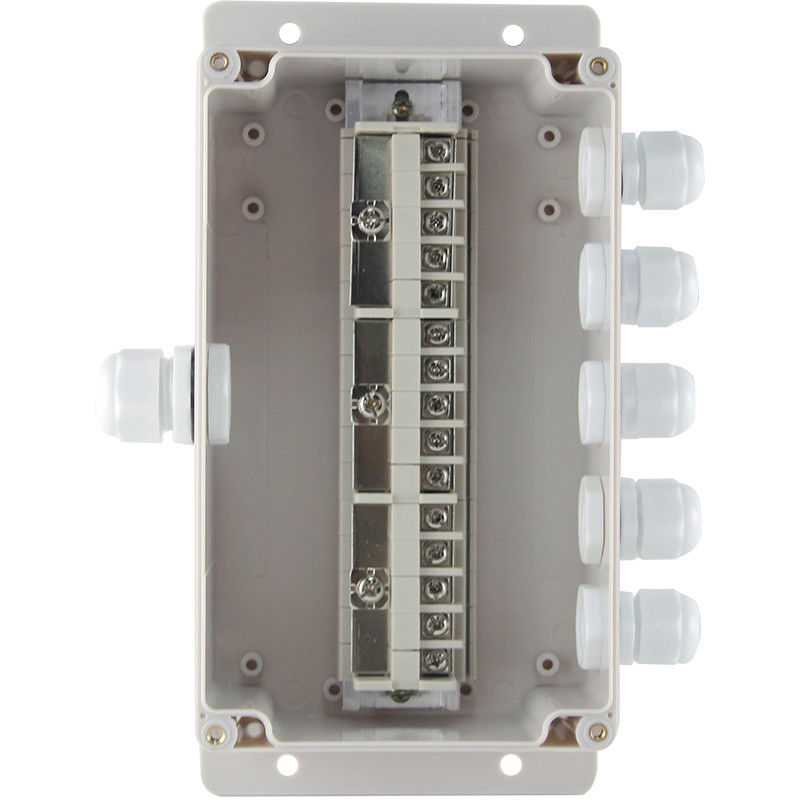 1 In 5 Out Plastic Junction Box Project Case Waterproof Terminal Blocks Splitter 200*120*75mm