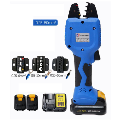 Electric Battery Powered Handheld Cable Wire Crimper Automatic Crimping Tool