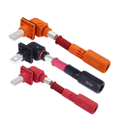 Solar Energy Storage Systems 120A 200A Battery Plug Connectors Copper Terminals Waterproof