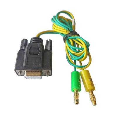 1-Meter D Sub Connector to CAN Bus Data Cable DB9 Pin-2 Pin-7 to 4mm Banana Plugs Adapter